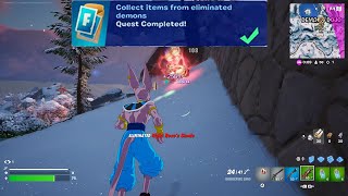 How to EASILY Collect items from eliminated in Fortnite locations Quest!