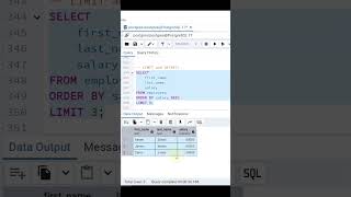 Using LIMIT and OFFSET in Queries