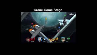 SSBU Crane Game Stage. (Custom Stage Art Part. 53.)  #shorts  #SSBU  #スマブラsp