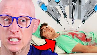 Surgeon Reacts to Michael Reeves: I Built A Surgery Robot