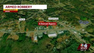 Suspect on the run after armed robbery, deputies say