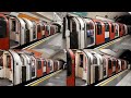 Central line 1992 Stock Train's 5 Different Departures & Its Noise And Speed From Different Stations