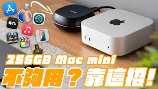 M4 Mac mini 只選 256GB 真的夠？Mac 外接硬碟使用秘技大解放，讓 256GB 的電腦，也能各種資料裝好裝滿！ feat. Western Digital | APPLEFANS