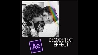 decode text | after effects tutorial