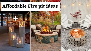 Affordable Fire pit ideas | Fireplace design images | 2023