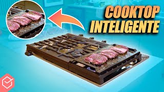 FINALMENTE um COOKTOP COM CHAPA pra CHURRASCO e que é SMART!! // SAMSUNG