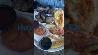 Scallops, Oysters, Lobster, Crab Legs at Crabbys in Clearwater, Florida