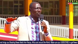 Ruto speech today while Commissioning KMTC Kerio Valley Campus in Elgeyo Marakwet County