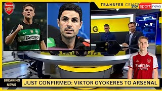 🚨 BREAKING✅️ MICHAEL ARTETA WELCOME VIKTOR GYÖKERES TO ARSENAL👏 £60M DEAL DONE 🔥 GYÖKERES UNVEILING!