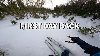 First Day Back - Skiing November Couloirs (1/6)