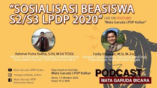 Sosialisasi Beasiswa LPDP 2020 khusus Pendidik