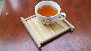 How to make tray Tea cup from bamboo | Bamboo Furniture
