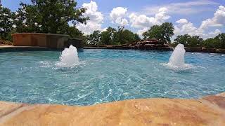 Custom Swimming Pool Design Waterfalls \u0026 Features