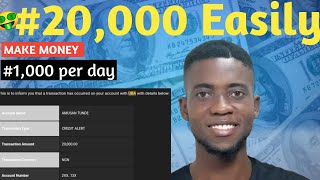 Make #1,000 every day | Fastest way to make money online.