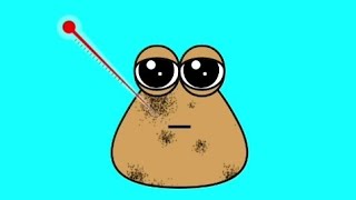 حيواني بوو طلع مريض ! 😢🤒  - Pou !😭😭