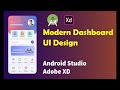 ✅ Android UI Design Mobile dashboard UI Tutorial | material design android studio 🔥