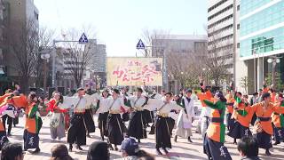 [4K]総踊り　浜松がんこ祭り2018 1日目 東街区ロータリー会場(中央)