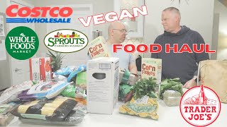 Our HEALTHY FAMILY Grocery Haul from Costco, Trader Joe's, Whole Foods and Sprouts - VEGAN