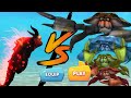 NEW EVIL BEHELLMOUTH VS ALL GIANT CRAB BOSS - Hungry Shark Evolution
