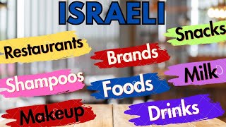 All Israeli Brands \u0026 Products in 1 Video-Israeli Brands a to z-Israeli products \u0026 their alternatives