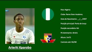 Arierhi Kparobo | 2007 (Remo Stars | Beyond Limits Academy) 2023 footage