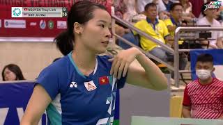 Thuỳ Linh lần đầu đoạt danh hiệu BWF | NGUYỄN THUỲ LINH - GOH JIN WEI | CK đơn nữ | Vietnam Open2022