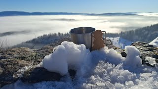 Inverzné☀️ počasie ❄️na Vyšehrade 807m.n.m s Rodinou👨‍👩‍👦