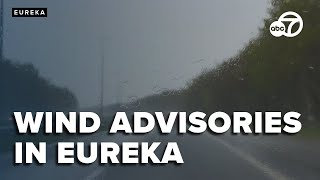 High winds and rain prompt caution in Eureka this weekend
