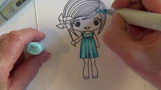 CCR Copic Coloring Basic Fabric Folds