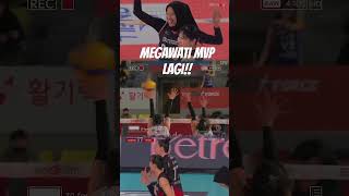 MENYALA ABANGKU I MEGAWATI MVP LAGI #sparkteam #vollyball #smashultimate #korea