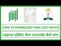 How To Download Final Exit Paper | Final Exit Paper Kaise Download Kare | Saudi Final Exit Paper |