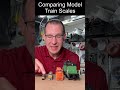 Comparing Model Train Scales