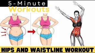 This Special STANDING Workout will TONE HIPS and WAIST At Home Workout ✔ Women & Ladies