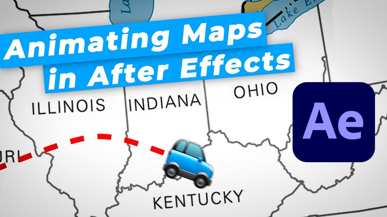 Create An Animated Travel Map In After Effects [for Beginners!] - YouTube