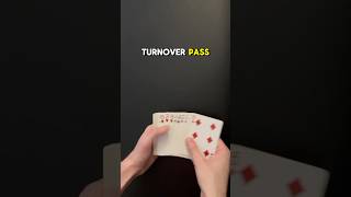 Turnover Pass - Card Control Tutorial #magic #tricks #tutorial