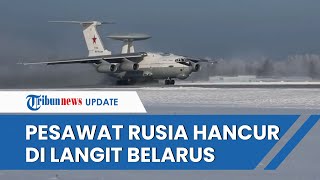 Pesawat Pengintai Rusia Dikejar, Diserang dan Dihancurkan oleh Drone Oposisi di Langit Belarus