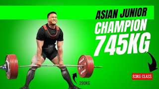 Jason Mark Galauran | 1st Place 745Kg Total | 93Kg Junior Asian Championship 2024