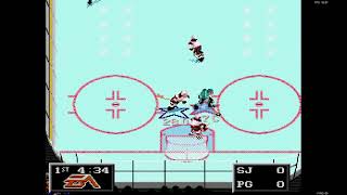 NHL '94 Franchise Mode 1992 Pre-Season G11 - Len the Lengend (SJ) at Hockee (PG)