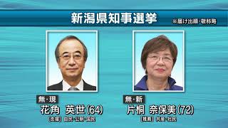 【新潟県知事選】知事選は一騎打ちに 17日の選挙戦 それぞれの第一声 スーパーJにいがた5月12日OA