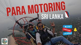 The adrenaline rush of soaring through the sky - සන්සුන් අහසට පියඹා යමු | Paramotoring | Sri Lanka