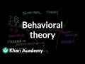 Behavioral theory | Behavior | MCAT | Khan Academy