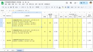 #讓教學組提早下班系列 - 印領清冊日期統計-優化版 #gas #google試算表