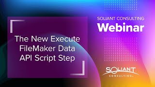 The New Execute FileMaker Data API Script Step