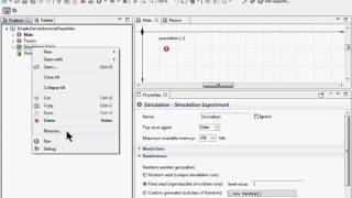 Explanation of parameters for calling in AnyLogic and conditional parameter distributions