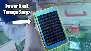 Rakit powerbank tenaga surya