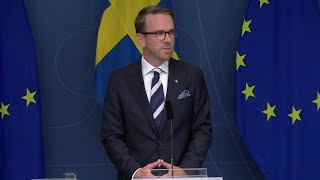 Pressträff med infrastruktur- och bostadsminister Andreas Carlson