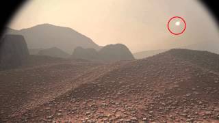 Curiosity captures a UFO on Mars in a sequence of images (video)