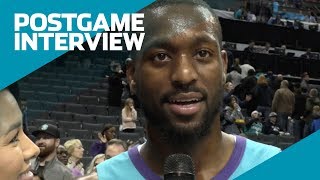 KEMBA WALKER talks after HORNETS WIN vs Detroit Pistons! (Dec. 21, 2018)