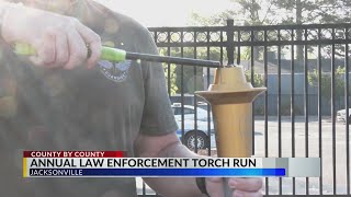 Jacksonville Police Department, Onslow County Sheriff's Office participate in annual torch run