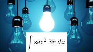 Integration of sec^2 3x  (Solution)
